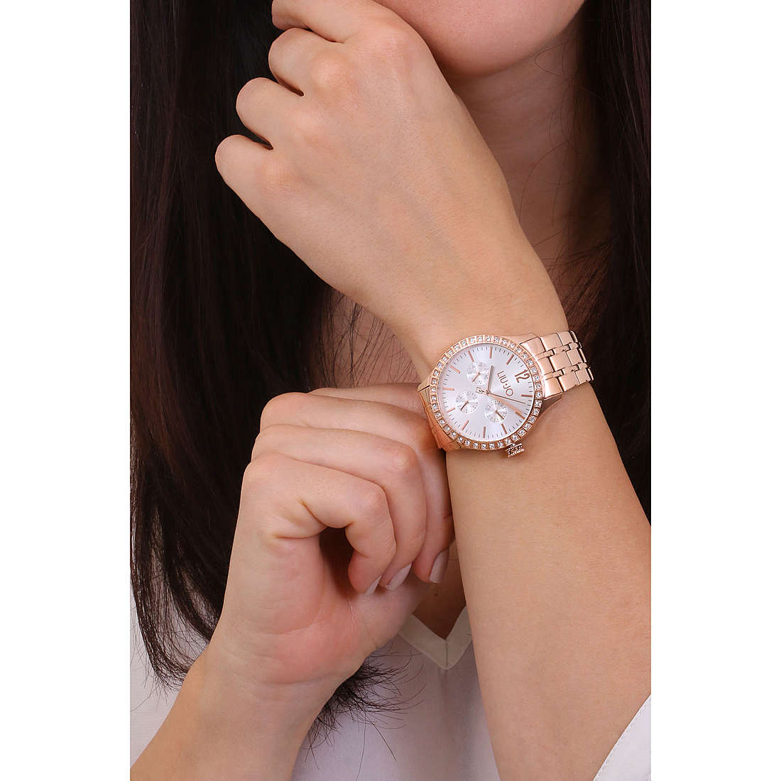 Liujo chronographs woman TLJ2035 wearing
