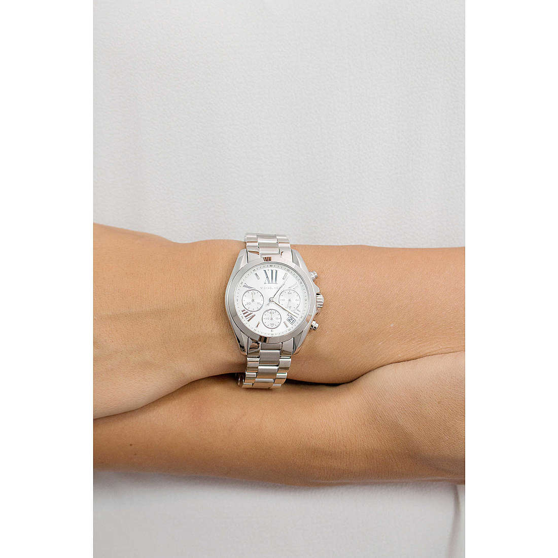 Michael Kors chronographs woman MK6174 wearing