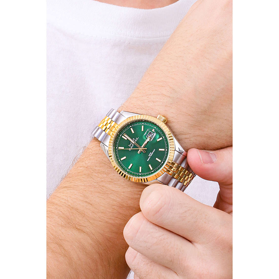 Capital only time Toujours man AX329-03 wearing