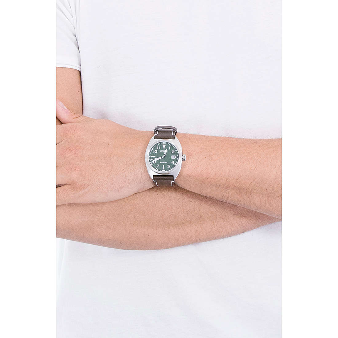 Citizen only time Of Collection man NJ0100-38X wearing
