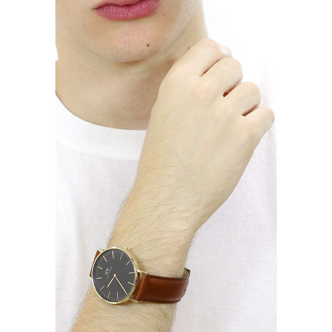 Daniel Wellington only time Classic St Mawes man DW00100543 wearing