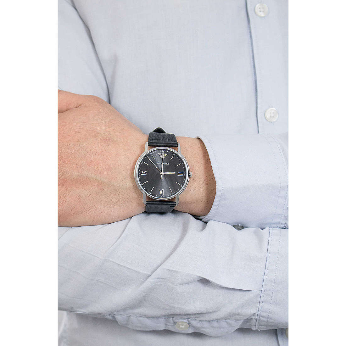 Emporio Armani only time man AR11013 wearing