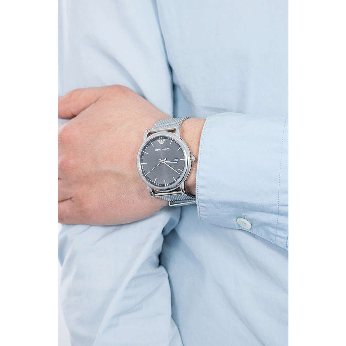 Emporio Armani only time man AR11069 wearing