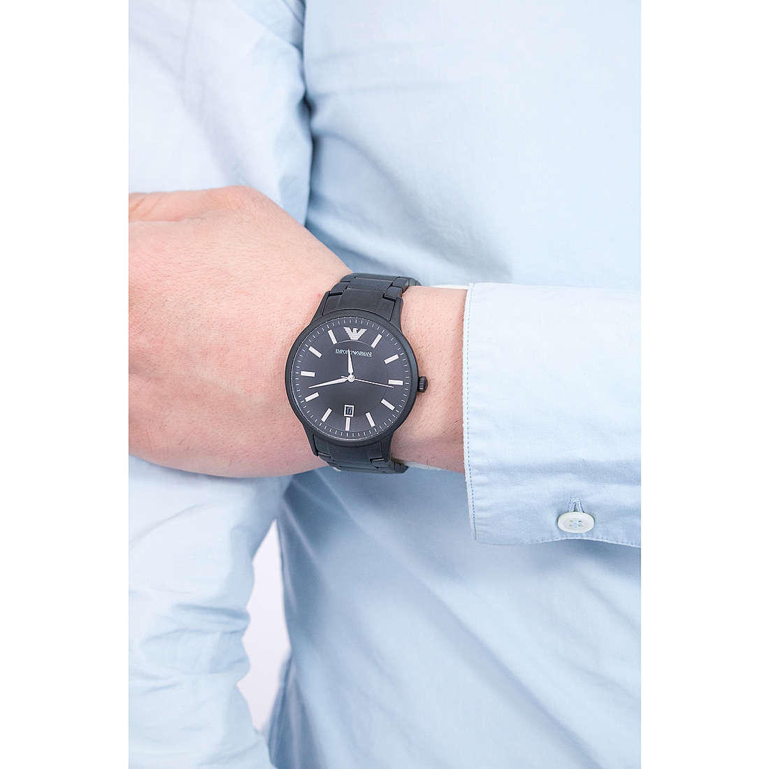 Emporio Armani only time man AR11079 wearing