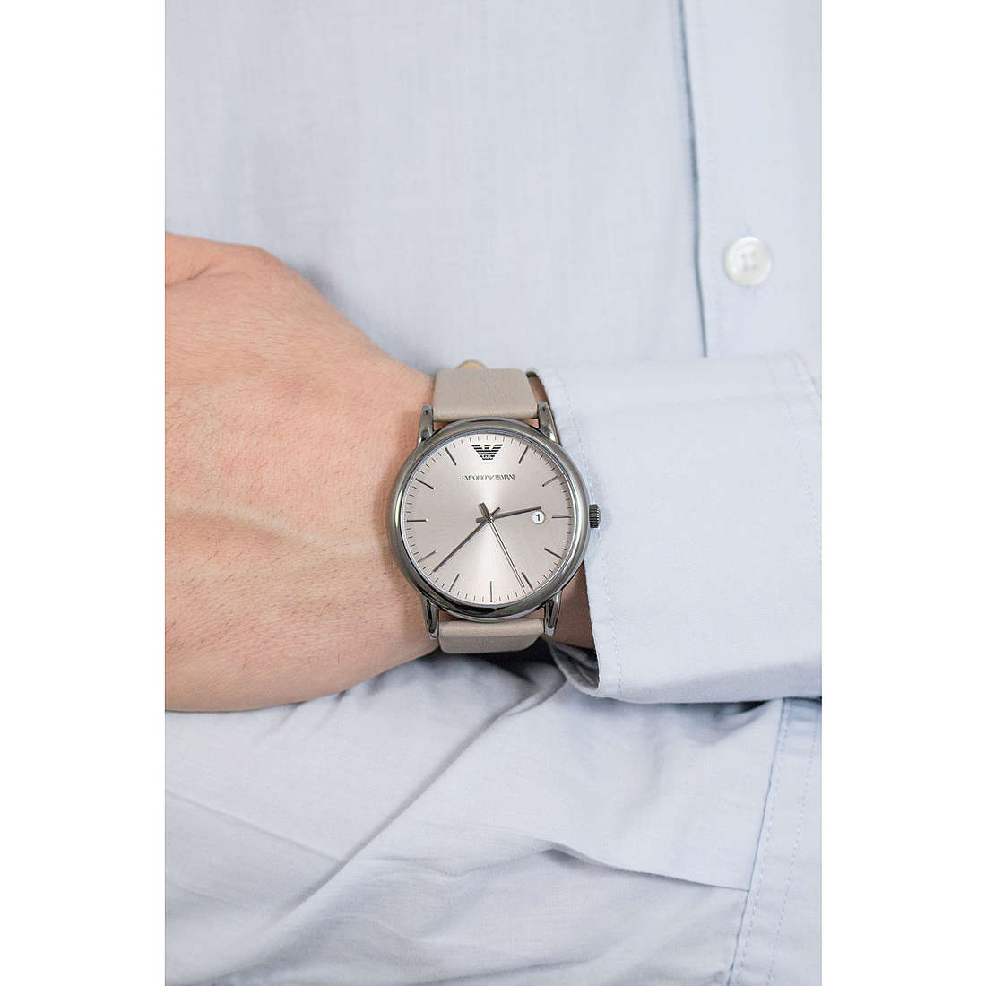 Emporio Armani only time man AR11116 wearing