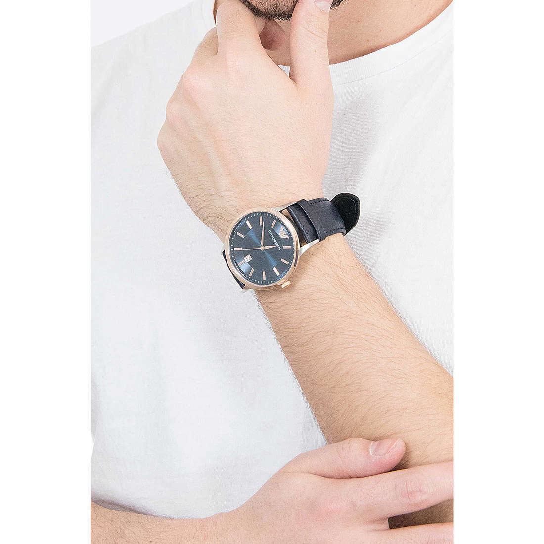 Emporio Armani only time man AR11188 wearing