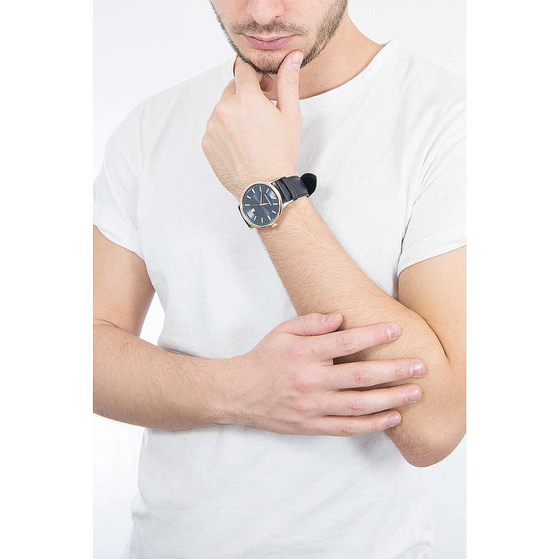 Emporio Armani only time man AR11188 wearing