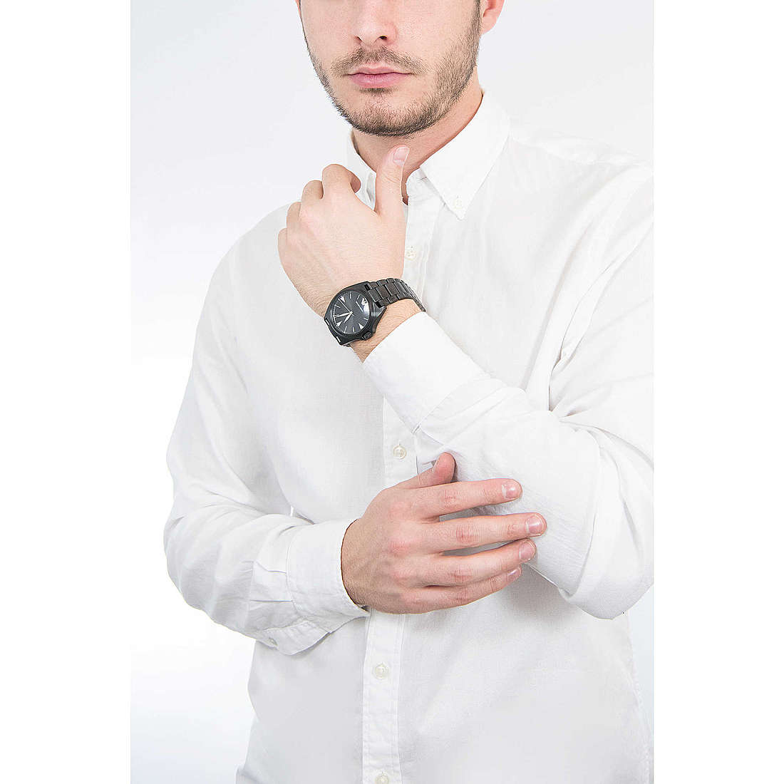 Emporio Armani only time man AR11257 wearing