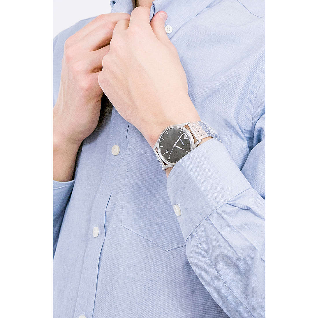 Emporio Armani only time man AR11286 wearing