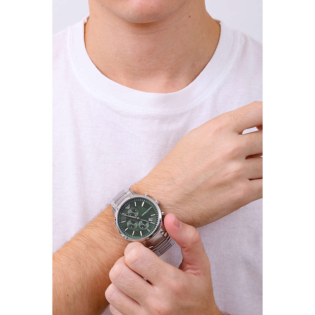 Emporio Armani only time man AR11507 wearing