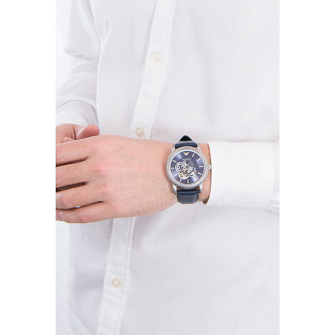 Emporio Armani only time man AR60011 wearing