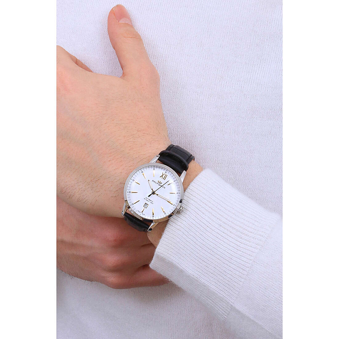 Philip Watch only time Sunray man R8221180017 wearing