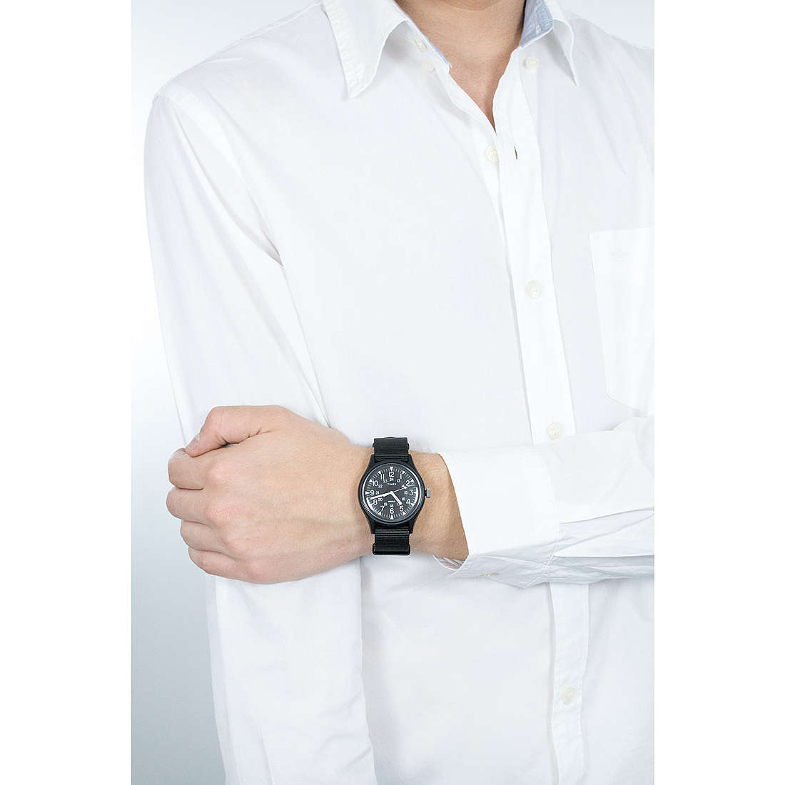 Timex only time Mk1 man TW2R37400 wearing