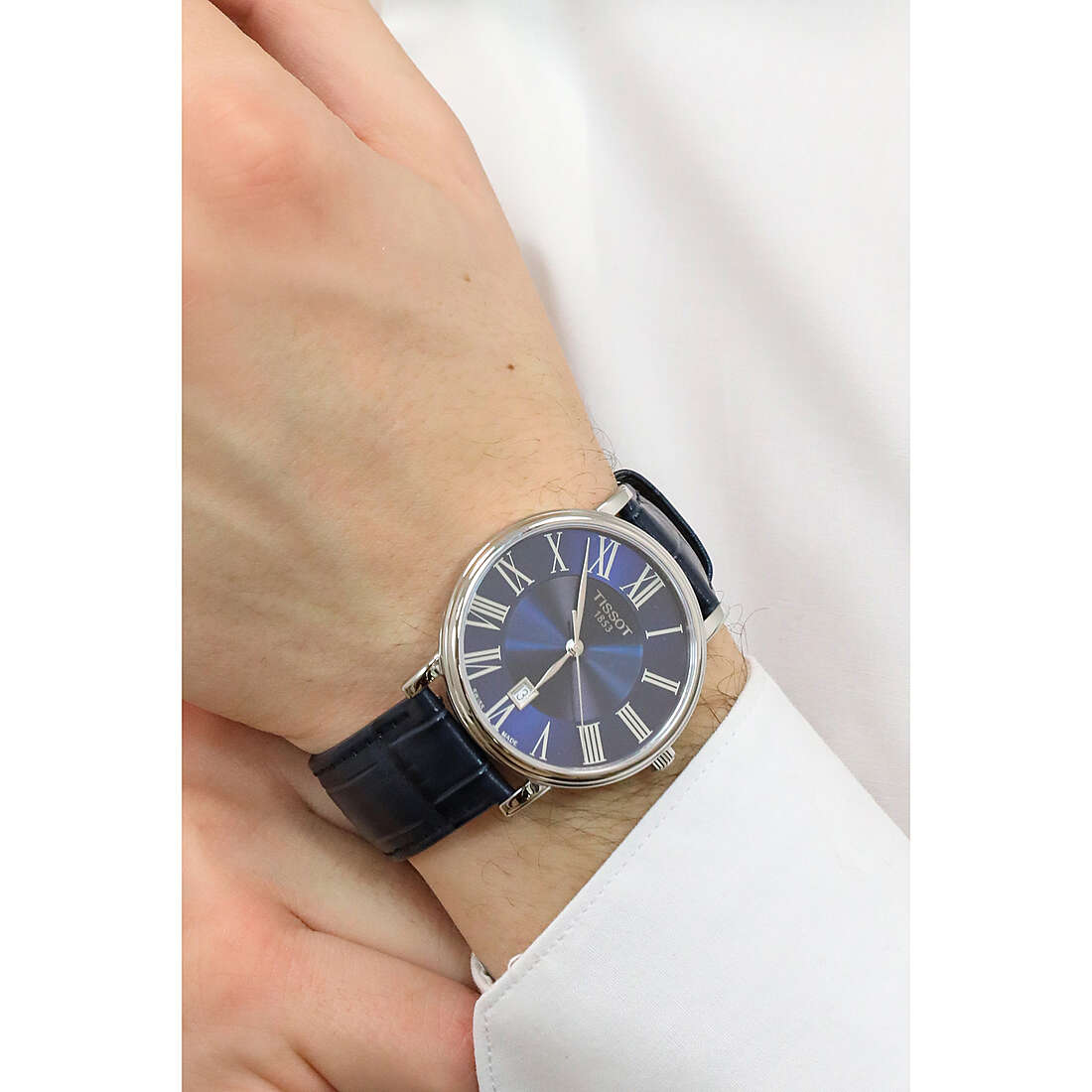 Tissot only time T-Classic Carson man T1224101604300 wearing