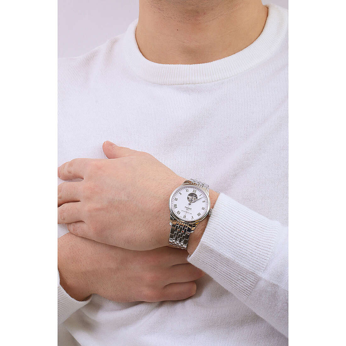 Tissot only time T-Classic Le Locle man T0064071103302 wearing