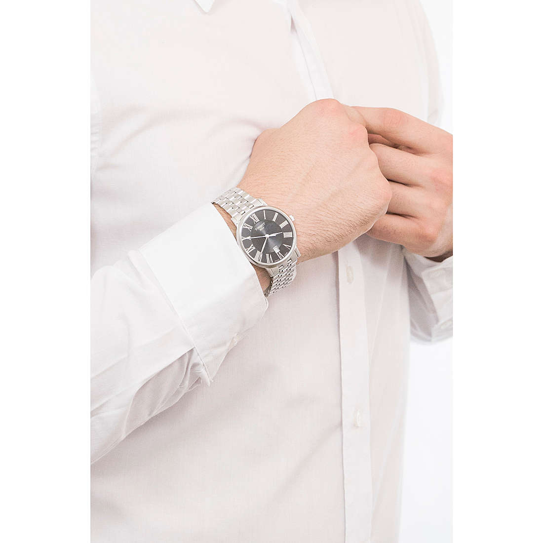 Tissot only time T-Classic man T1224101105300 wearing