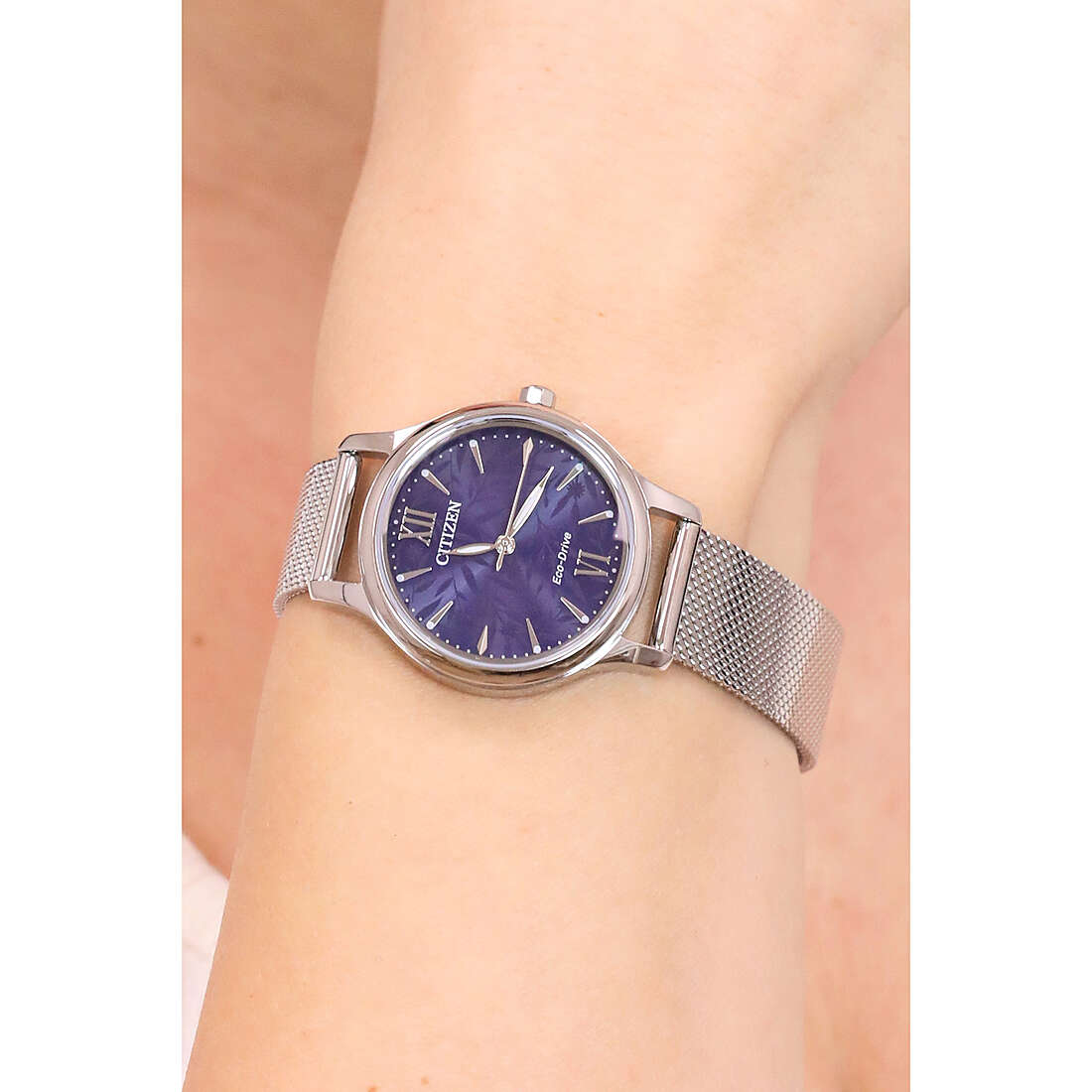 Citizen only time woman EM0899-81L wearing