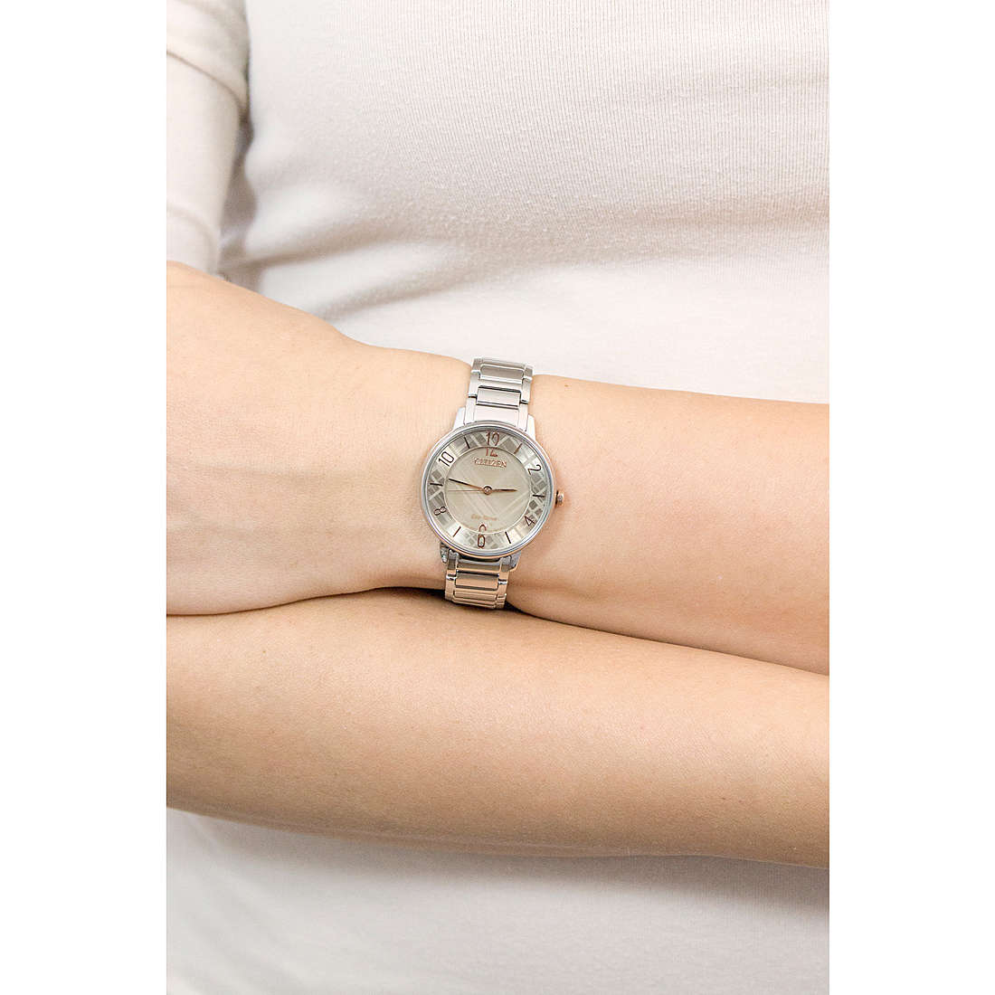 Citizen only time Lady woman EM0526-88X wearing