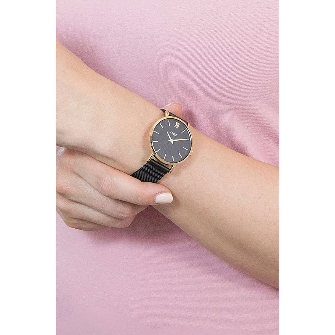 Cluse only time Minuit woman CW0101203009 wearing