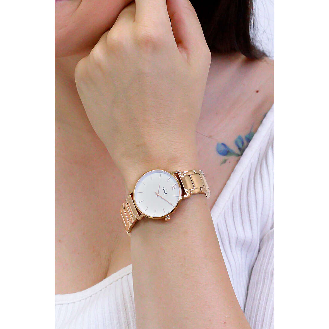 Cluse only time Minuit woman CW0101203027 wearing