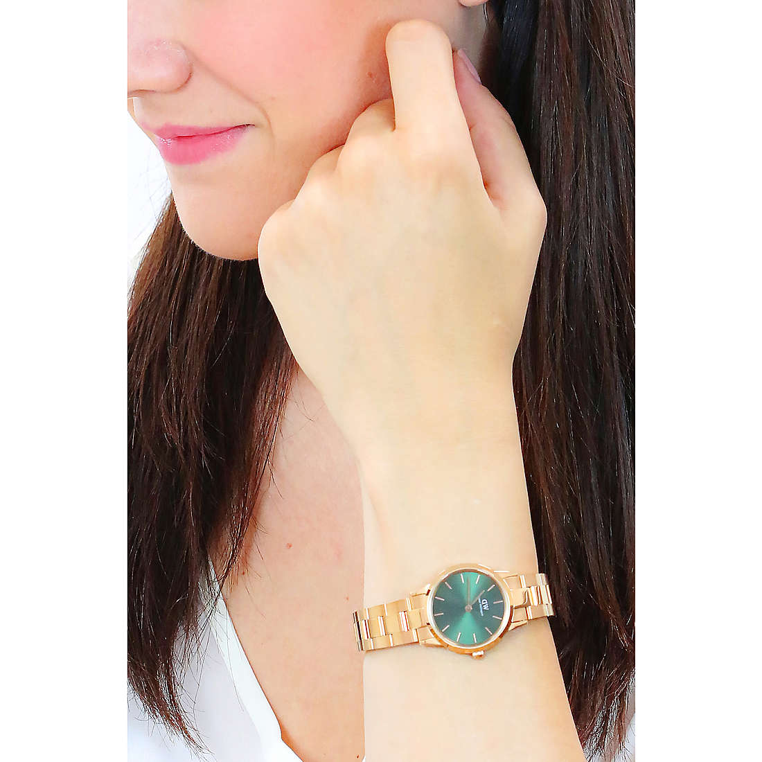Daniel Wellington only time Iconic Link woman DW00100421 wearing