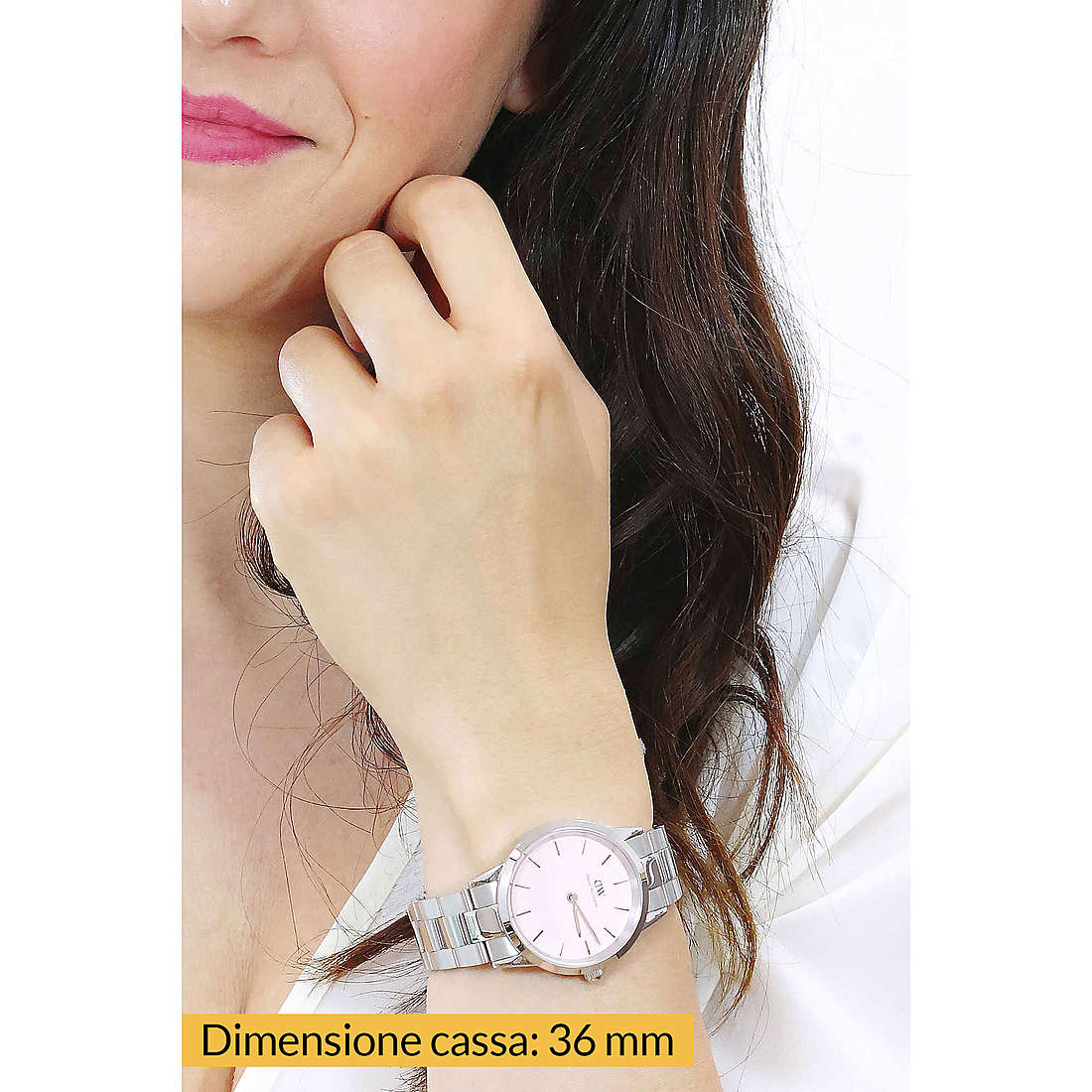 Daniel Wellington only time Iconic Link woman DW00100534 wearing