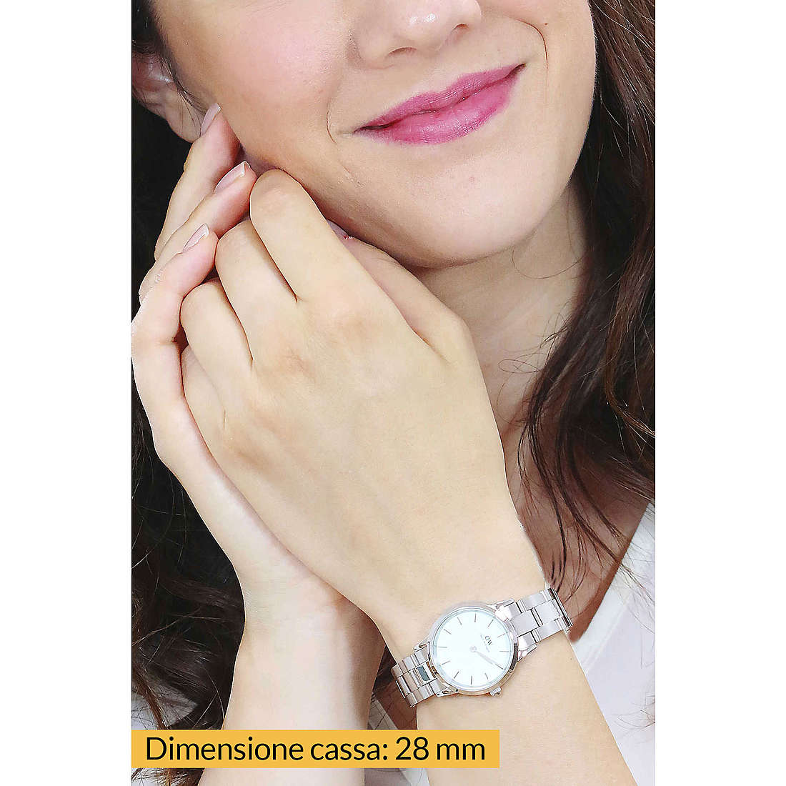 Daniel Wellington only time Iconic Link woman DW00100537 wearing