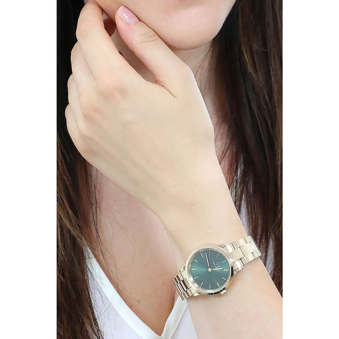 Daniel Wellington only time Iconic Link woman DW00100554 wearing
