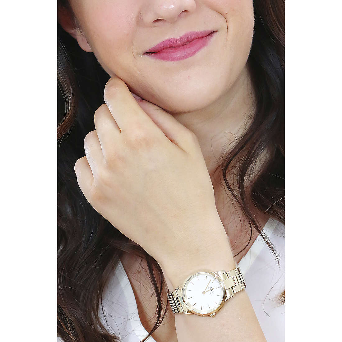 Daniel Wellington only time Iconic Link woman DW00100565 wearing