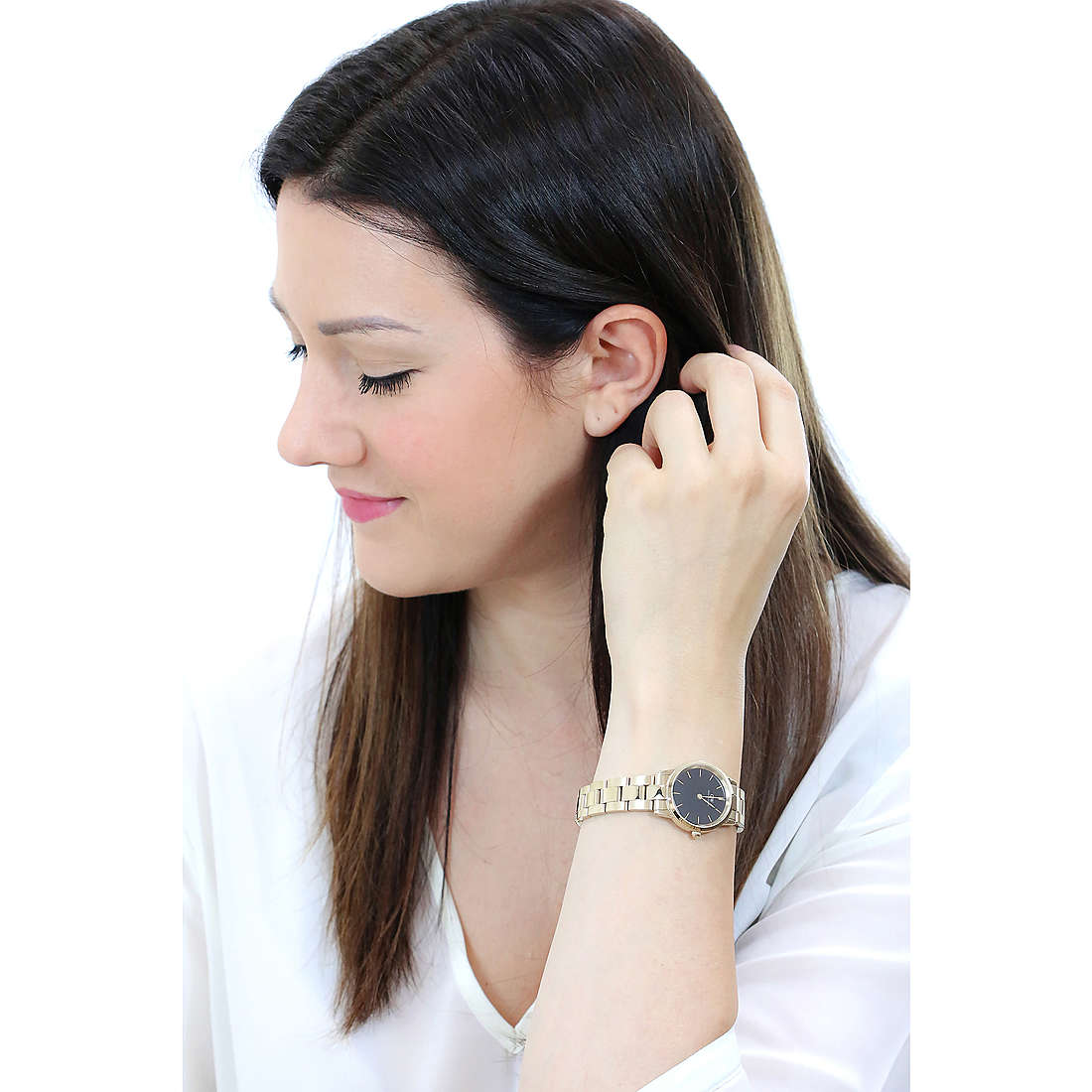 Daniel Wellington only time Iconic Link woman DW00100568 wearing