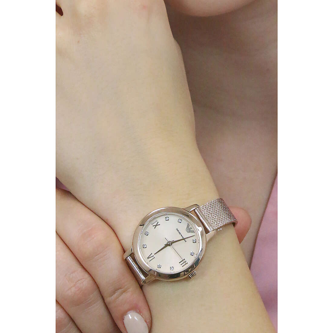 Emporio Armani only time CLeo woman AR11512 wearing