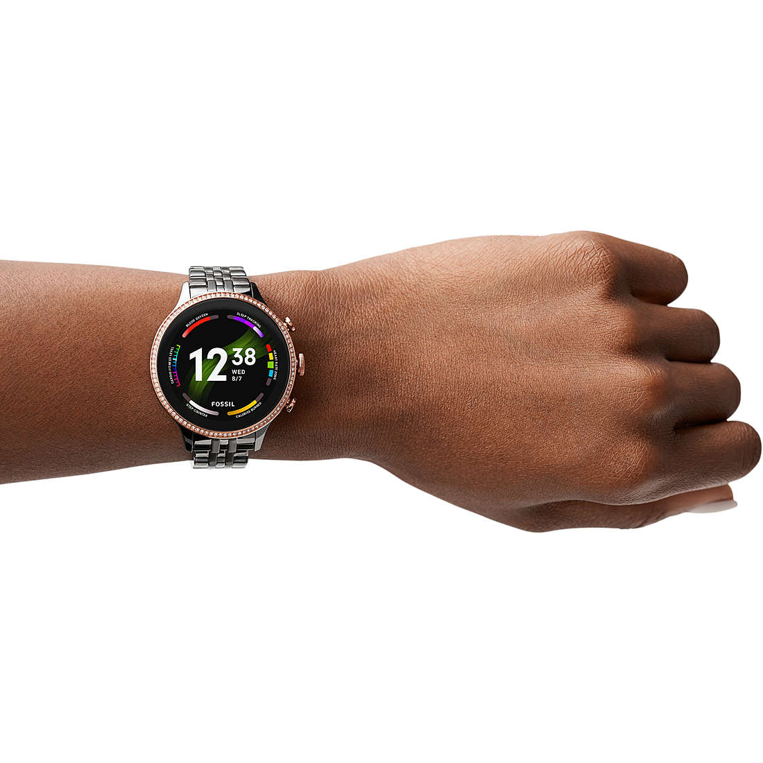 Fossil Smartwatches Gen 6 Smartwatch woman FTW6078 wearing