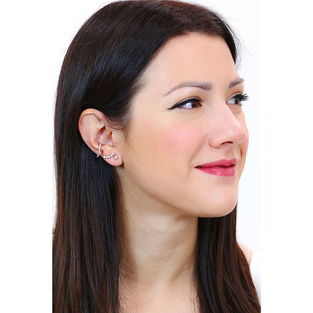 GioiaPura earrings woman GPSET02 wearing