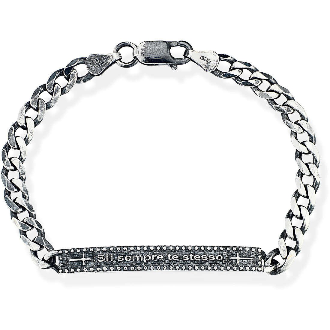 Amen bracelet man Bracelet with 925 Silver Chain jewel BRSST-195