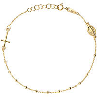 Amen bracelet woman Bracelet with 9 kt Gold Charms/Beads jewel AU9BRO18G3
