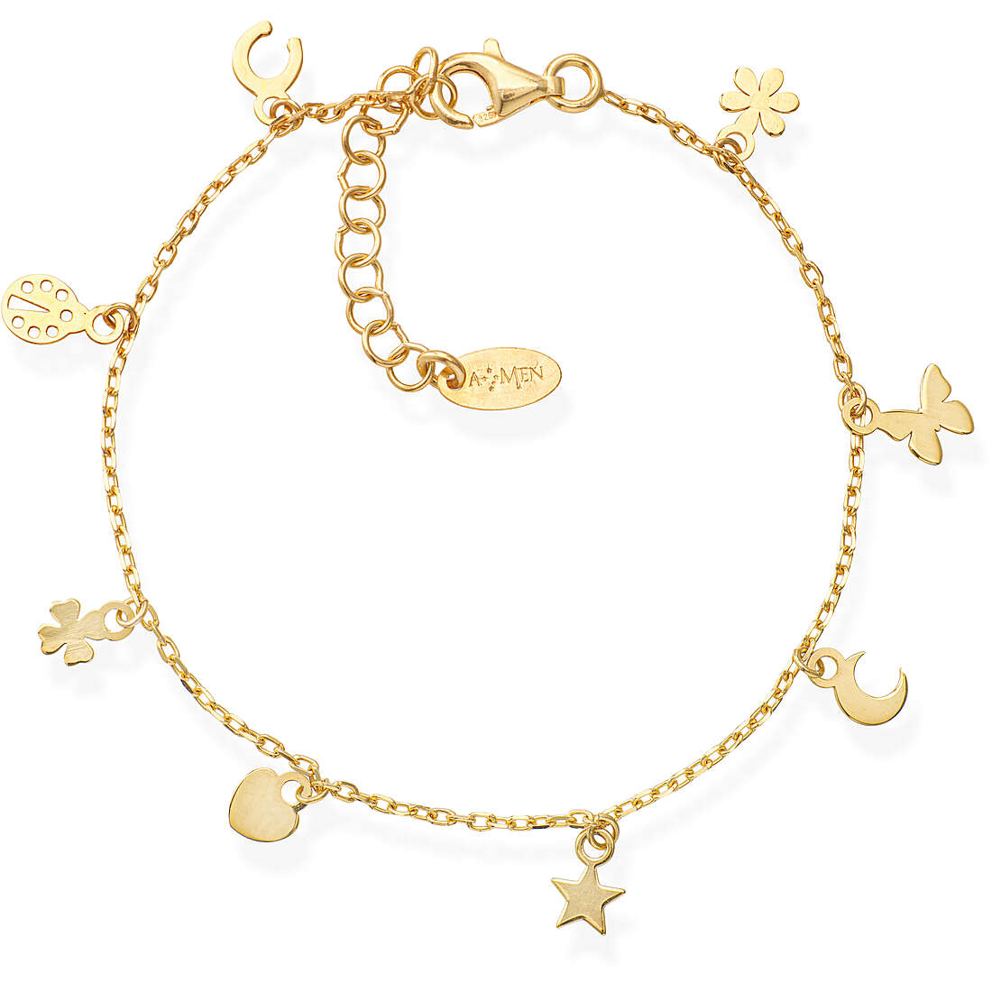 Amen bracelet woman Bracelet with 925 Silver Charms/Beads jewel BRLAFOG