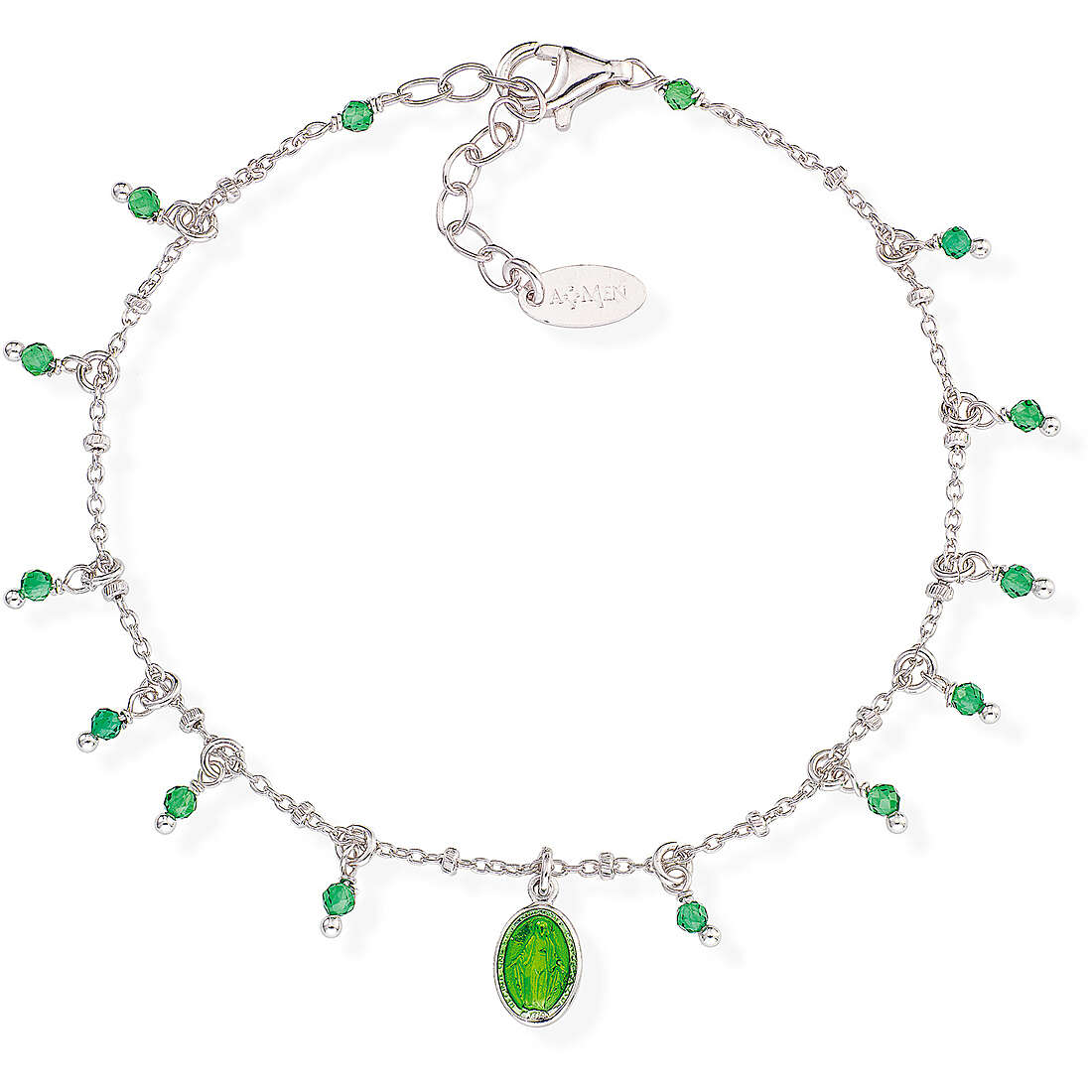 Amen bracelet woman Bracelet with 925 Silver Charms/Beads jewel BRMSBV1