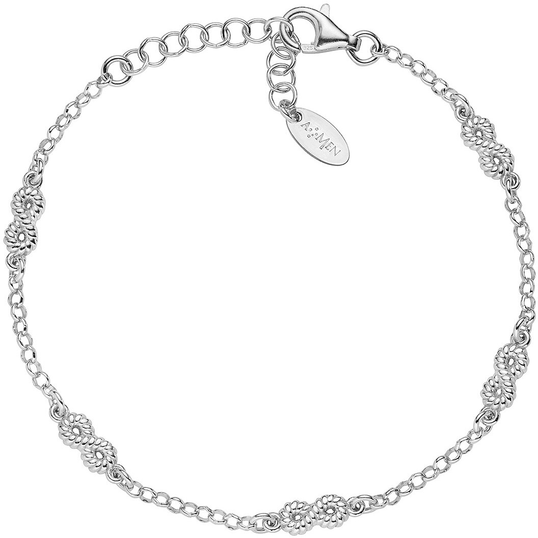 Amen Coccole bracelet woman Bracelet with 925 Silver Charms/Beads jewel BRGOINB1