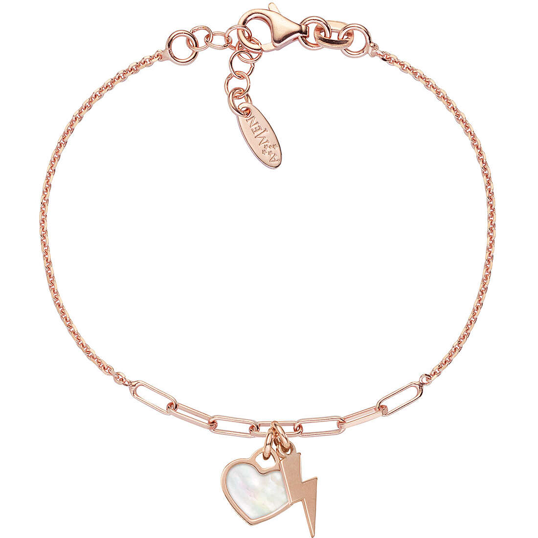Amen Madreperle bracelet woman Bracelet with 925 Silver Charms/Beads jewel BRMPCURB