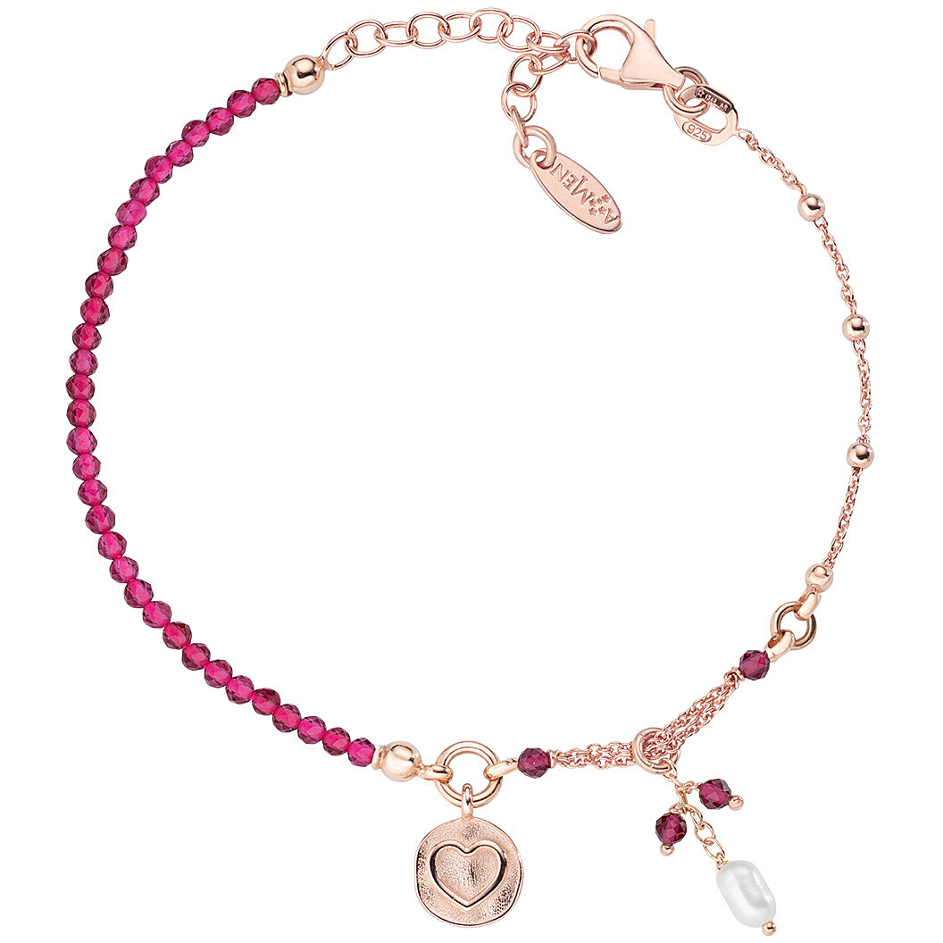 Amen Rainbow bracelet woman Bracelet with 925 Silver With Beads jewel BRZICURR3
