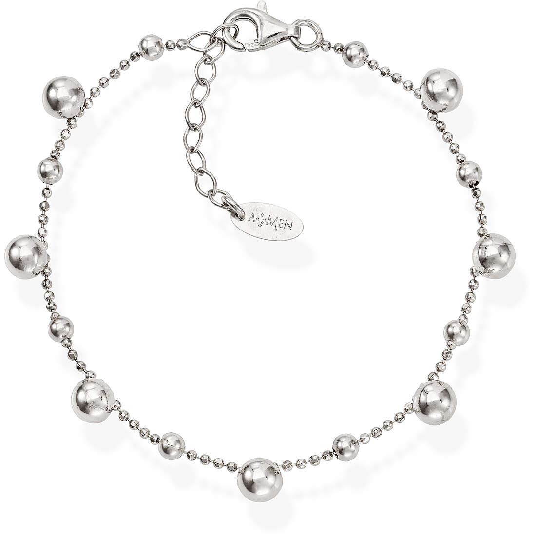 Amen Romance bracelet woman Bracelet with 925 Silver Charms/Beads jewel BRPAMB3