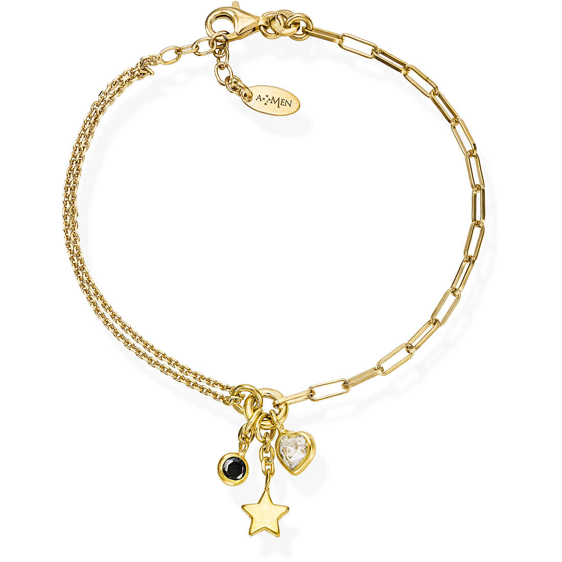 Amen Romance bracelet woman Bracelet with 925 Silver Charms/Beads jewel BRPESTGN