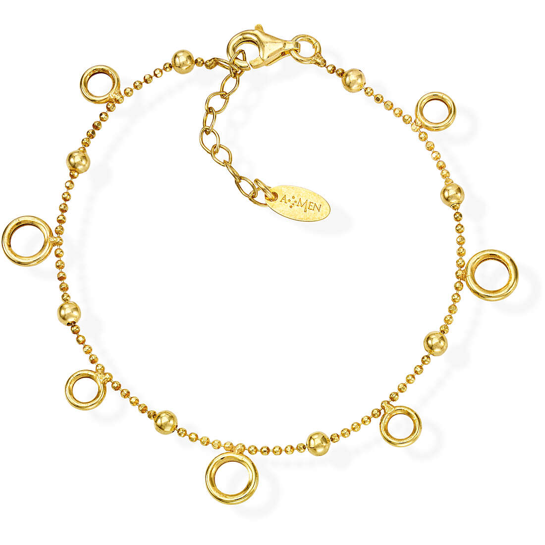 Amen Romance bracelet woman Bracelet with 925 Silver Charms/Beads jewel BRTOMG3