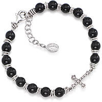 Amen Rosari bracelet man Bracelet with 925 Silver With Beads jewel BRCRZ1