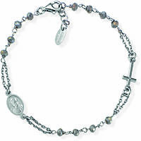 Amen Rosari bracelet woman Bracelet with 925 Silver With Beads jewel BROBF3