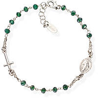 Amen Rosari bracelet woman Bracelet with 925 Silver With Beads jewel BROBVB3