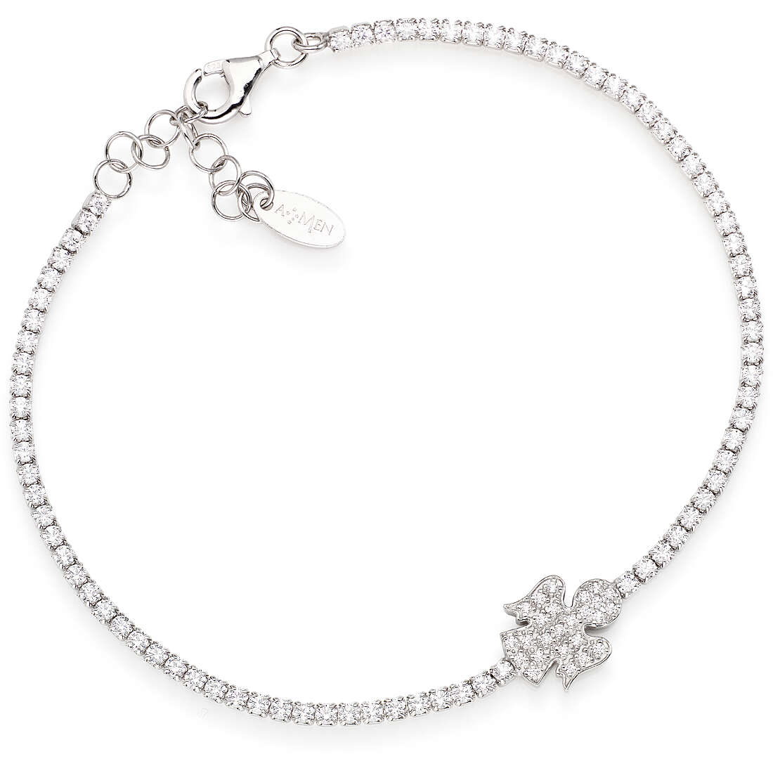 Amen Tennis bracelet woman Bracelet with 925 Silver Tennis jewel TANB