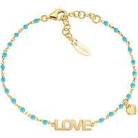 Amen Ti Amo bracelet woman Bracelet with 925 Silver With Beads jewel BRSMLOGT1
