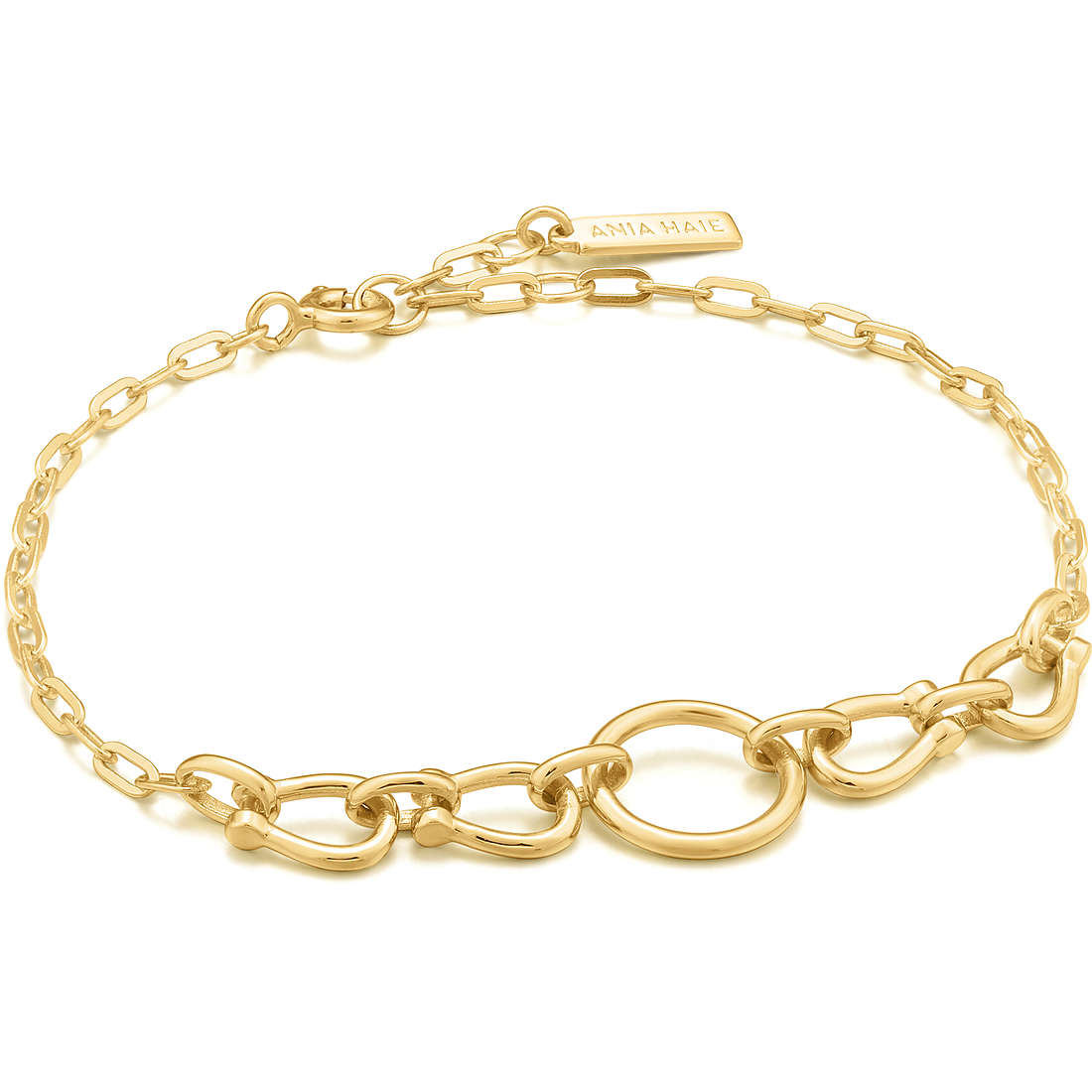 Ania Haie Chain Reaction bracelet woman Bracelet with 925 Silver Chain jewel B021-04G