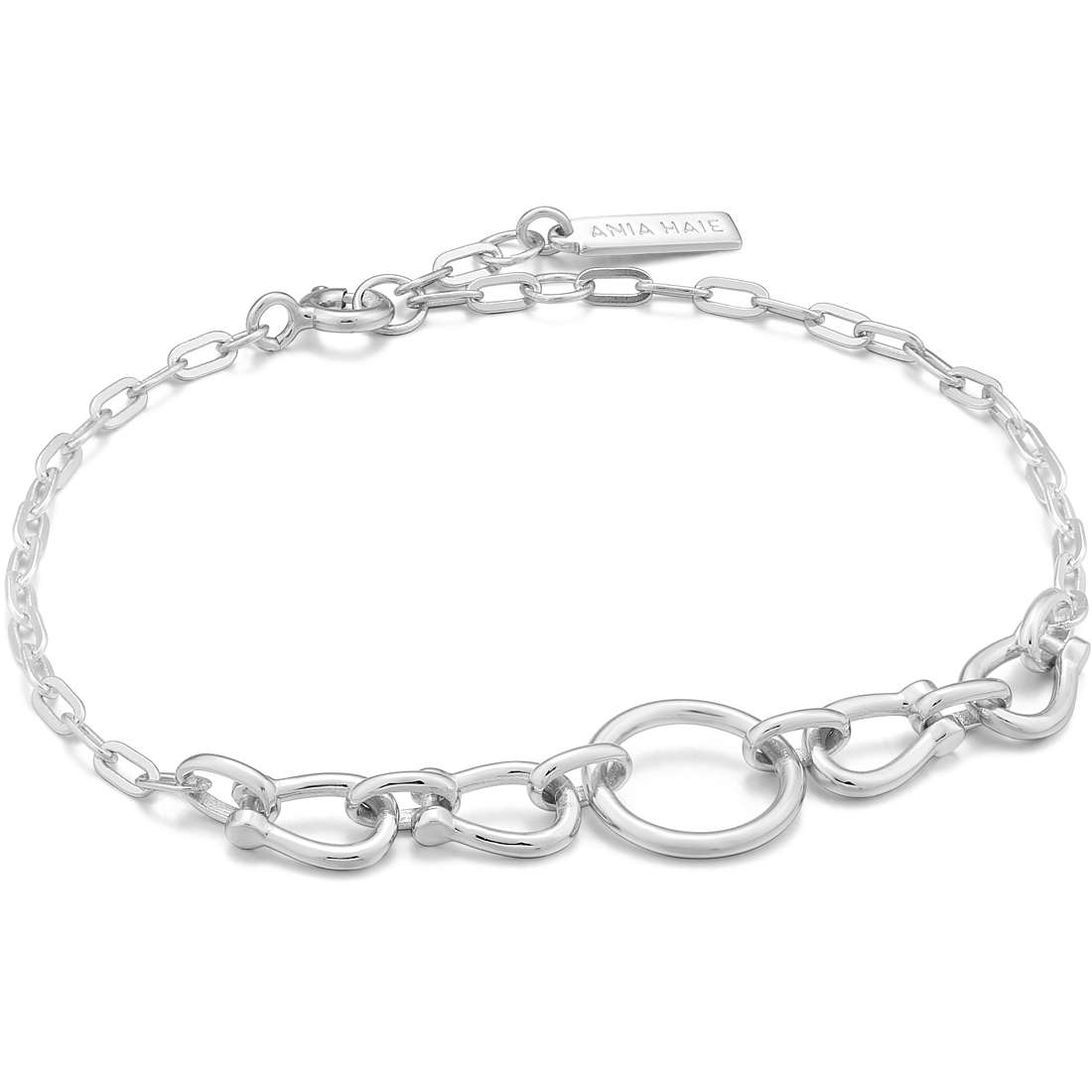 Ania Haie Chain Reaction bracelet woman Bracelet with 925 Silver Chain jewel B021-04H